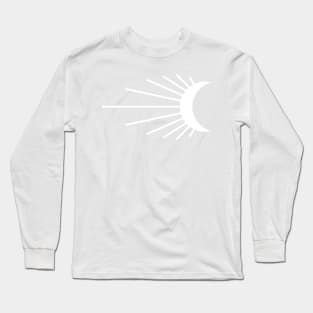 Abstract Moon print Long Sleeve T-Shirt